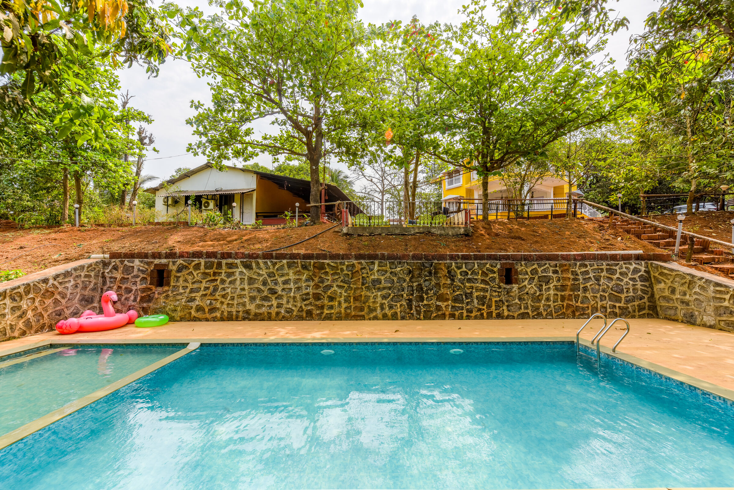 The freshwater pool at SuR Resort