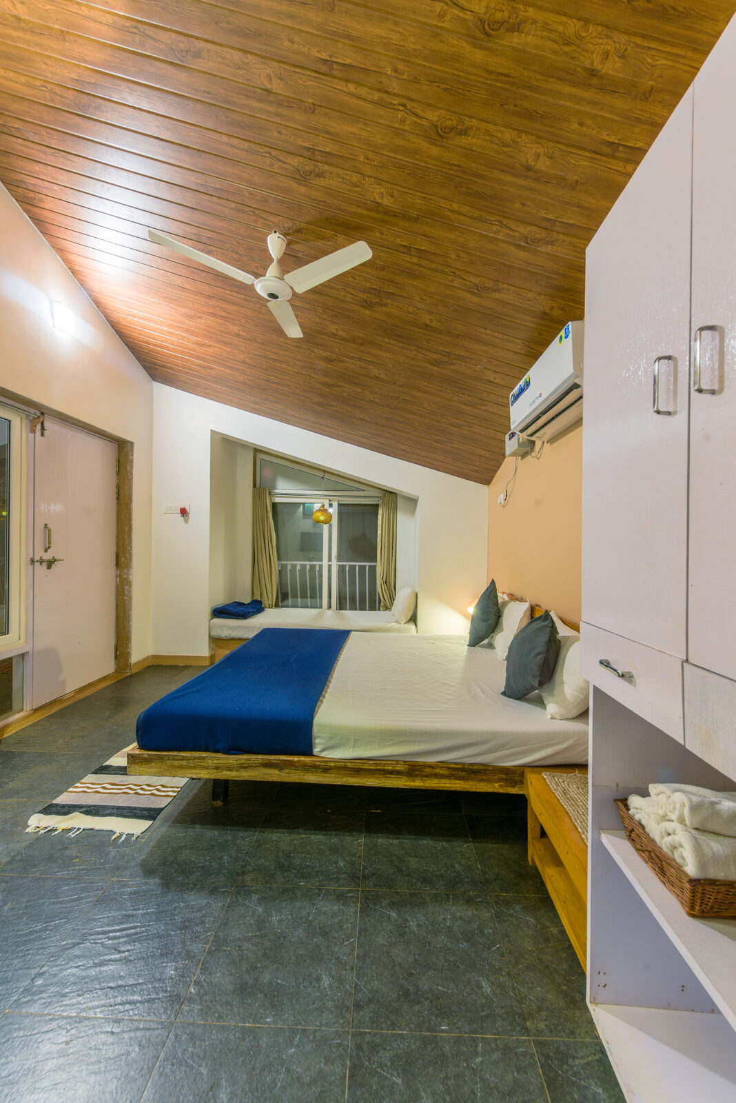 An air conditioned room